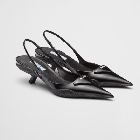 Prada Slingback Kitten Heels - 36 - Picture 1 of 10